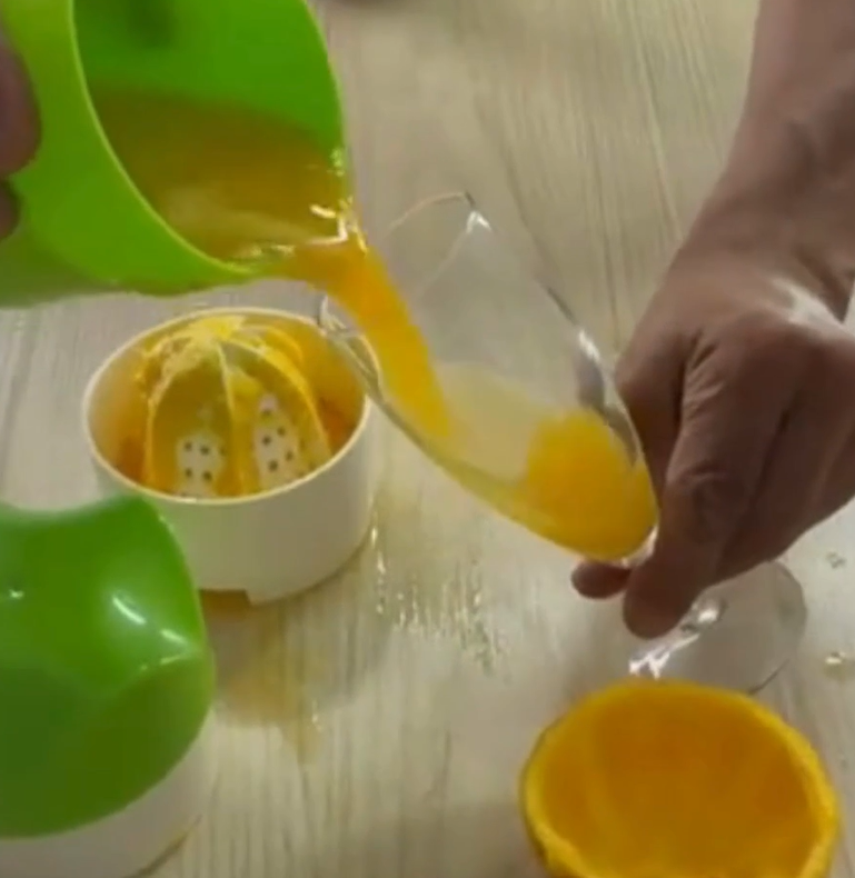 Zestora™ | 1PC Outdoor Potable Juicer Machine Orange Juice Cup Portable Manual Citrus Juicer for Orange Lemon Fruit